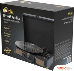 Виниловый проигрыватель Ritmix LP-160B (ТЕМНО-СИНИЙ) (32112)