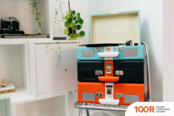 Виниловый проигрыватель Lenco TT-110 (ЧЕРНЫЙ/КРАСНЫЙ) (31982)