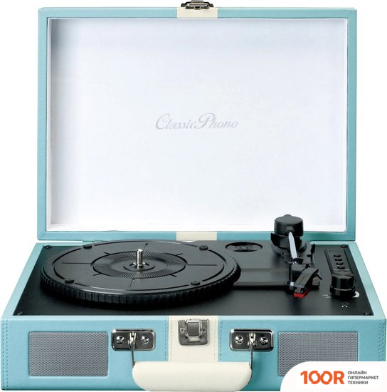Виниловый проигрыватель Lenco TT-110 (ГОЛУБОЙ/БЕЛЫЙ) (31980)