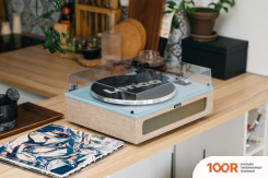 Виниловый проигрыватель Lenco LS-440 (СЕРЫЙ/ГОЛУБОЙ) (31965)