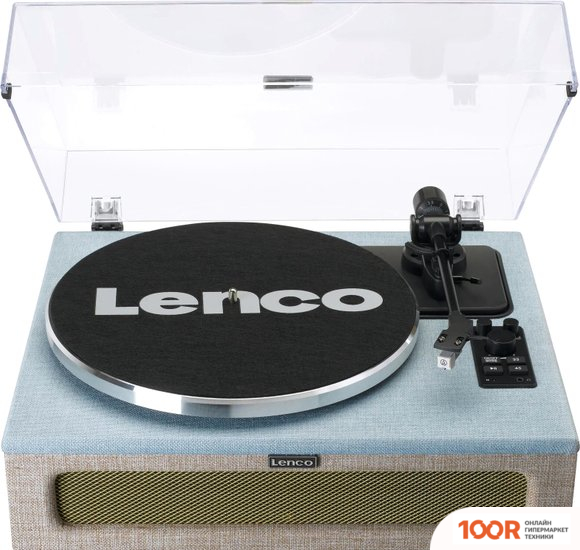 Виниловый проигрыватель Lenco LS-440 (СЕРЫЙ/ГОЛУБОЙ) (31965)
