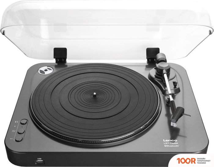 Виниловый проигрыватель Lenco LBT-120 (ЧЕРНЫЙ) (31940)