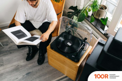 Виниловый проигрыватель Lenco L-85 (ЧЕРНЫЙ) (31937)