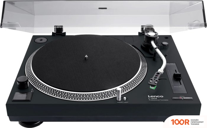 Виниловый проигрыватель Lenco L-3828 (ЧЕРНЫЙ) (31934)