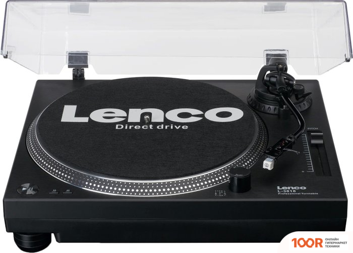 Виниловый проигрыватель Lenco L-3818 (ЧЕРНЫЙ) (31933)