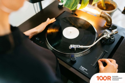 Виниловый проигрыватель Lenco L-3809 (ЧЕРНЫЙ) (31930)