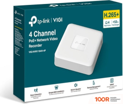 Видеорегистратор TP-Link NVR1104H-4P (31784)