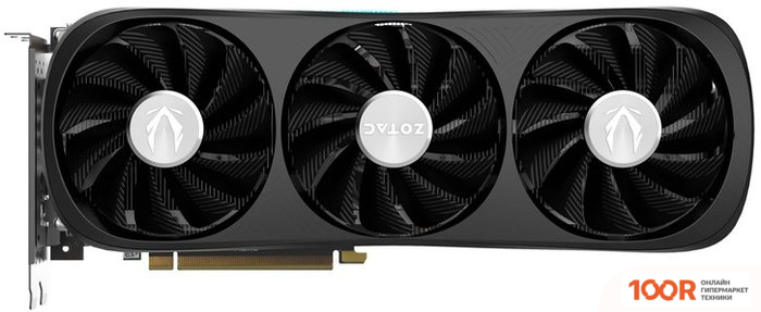 Видеокарта ZOTAC GEFORCE RTX 4070 SUPER TRINITY BLACK EDITION 12GB GDDR6X ZT-D40720D-10P (31274)