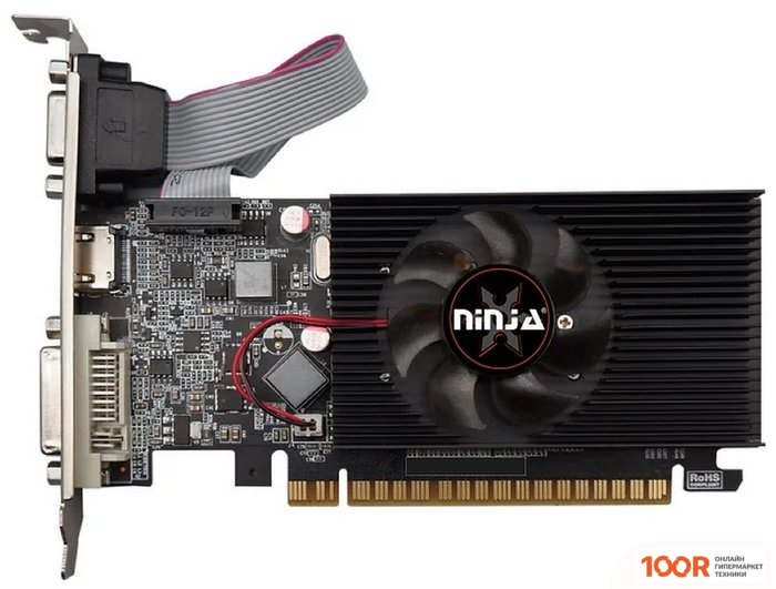 Видеокарта Sinotex NINJA GEFORCE GT 710 1GB DDR3 NF71NP013F (31037)