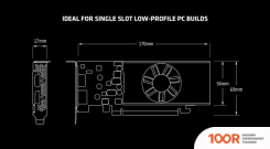 Видеокарта Sapphire PULSE RADEON RX 6400 4GB GDDR6 11315-01-20G (30963)