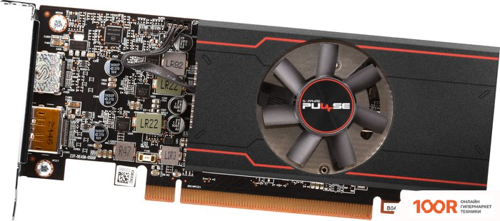 Видеокарта Sapphire PULSE RADEON RX 6400 4GB GDDR6 11315-01-20G (30963)