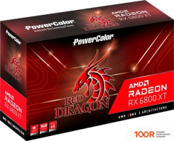 Видеокарта PowerColor RED DRAGON RADEON RX 6800 XT OC 16GB GDDR6 AXRX 6800XT 16GBD6-3DHR/OC (30922)