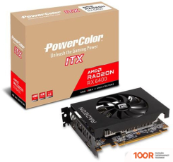 Видеокарта PowerColor RADEON RX 6400 4GB GDDR6 AXRX 6400 4GBD6-DH (30887)