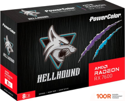 Видеокарта PowerColor HELLHOUND RADEON RX 7600 8GB GDDR6 RX 7600 8G-L/OC (30865)