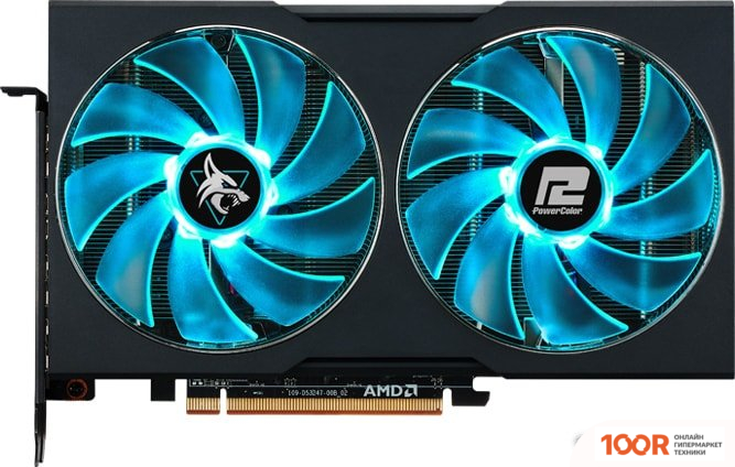 Видеокарта PowerColor HELLHOUND RADEON RX 6600 XT 8GB GDDR6 AXRX 6600 XT 8GBD6-3DHL/OC (30862)