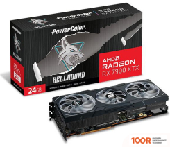 Видеокарта PowerColor HELLHOUND AMD RADEON RX 7900 XTX 24GB GDDR6 RX 7900 XTX 24G-L/OC (30858)