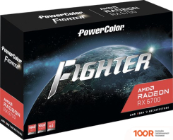 Видеокарта PowerColor FIGHTER RADEON RX 6700 10GB GDDR6 AXRX 6700 10GBD6-3DH/OC (30850)