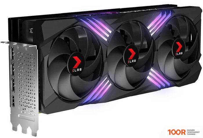Видеокарта PNY GEFORCE RTX 4090 24GB XLR8 GAMING VERTO EPIC-X RGB TRIPLE FAN VCG409024TFXXPB1 (30719)