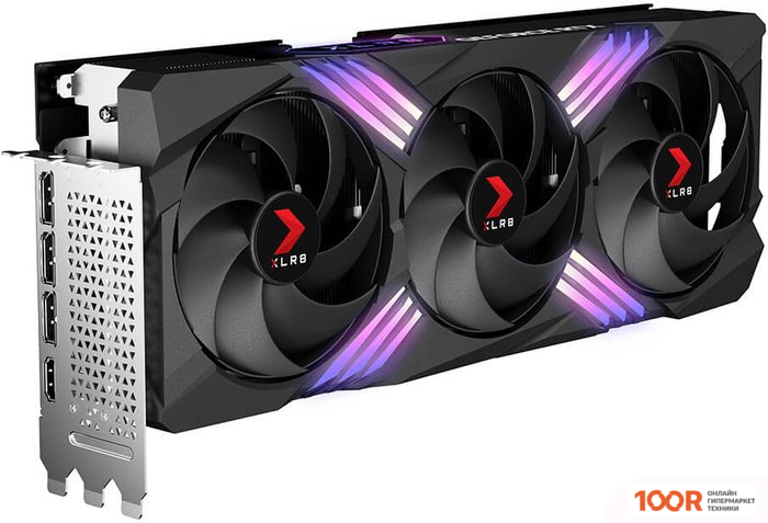 Видеокарта PNY GEFORCE RTX 4070 TI 12GB XLR8 GAMING VERTO TRIPLE FAN VCG4070T12TFXXPB1-O (30711)