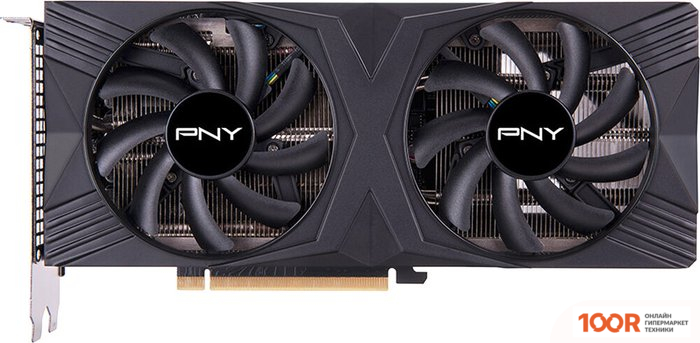 Видеокарта PNY GEFORCE RTX 4070 SUPER 12GB VERTO OVERCLOCKED DUAL FAN VCG4070S12DFXPB1-O (30708)