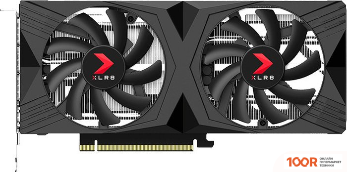 Видеокарта PNY GEFORCE RTX 4060 TI 16GB XLR8 GAMING VERTO OVERCLOCKED DUAL FAN VCG4060T16DFXPB1-O (30704)