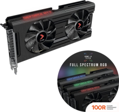 Видеокарта PNY GEFORCE RTX 3050 8GB XLR8 GAMING REVEL EPIC-X RGB DUAL FAN EDITION VCG30508DFXPPB (30678)