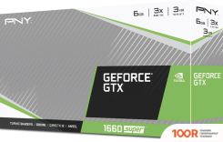 Видеокарта PNY GEFORCE GTX 1660 SUPER 6GB DUAL FAN VCG16606SDFPPB (30666)