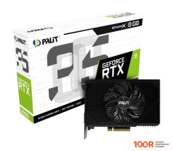 Видеокарта Palit GEFORCE RTX 3050 STORMX NE63050018P1-1070F (30529)