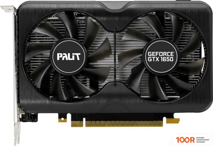 Видеокарта Palit GEFORCE GTX 1650 GP OC 4GB GDDR6 NE61650S1BG1-166A (30499)