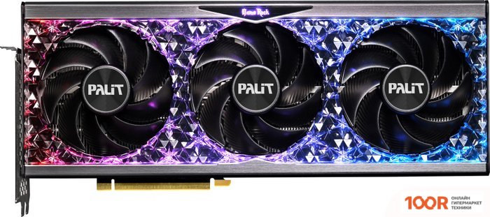 Видеокарта Palit GAMEROCK MIDNIGHT KALEIDOSCOPE GEFORCE RTX 4080 16GB OC NED4080S19T2-1030G (30491)