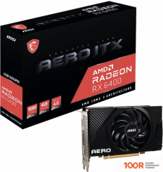 Видеокарта MSI RADEON RX 6400 AERO ITX 4G (30374)