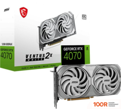 Видеокарта MSI GEFORCE RTX 4070 VENTUS 2X WHITE 12G OC (30220)