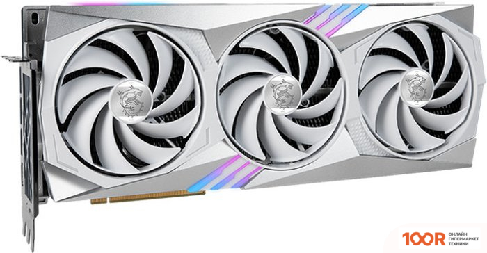 Видеокарта MSI GEFORCE RTX 4070 TI GAMING X TRIO WHITE 12G (30193)