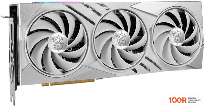 Видеокарта MSI GEFORCE RTX 4070 TI GAMING X SLIM WHITE 12G (30191)