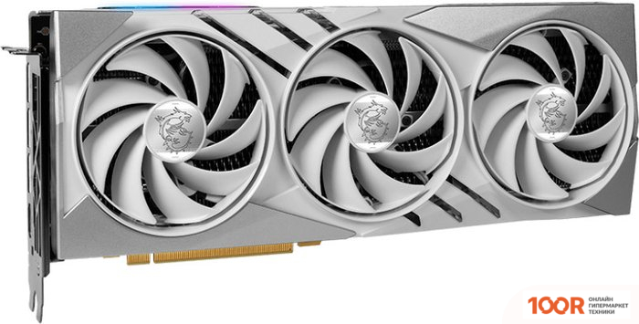 Видеокарта MSI GEFORCE RTX 4070 SUPER 12G GAMING X SLIM WHITE (30182)