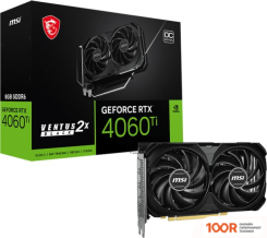 Видеокарта MSI GEFORCE RTX 4060 TI VENTUS 2X BLACK E1 8G OC (30162)