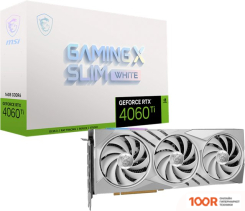 Видеокарта MSI GEFORCE RTX 4060 TI GAMING X SLIM WHITE 16G (30155)