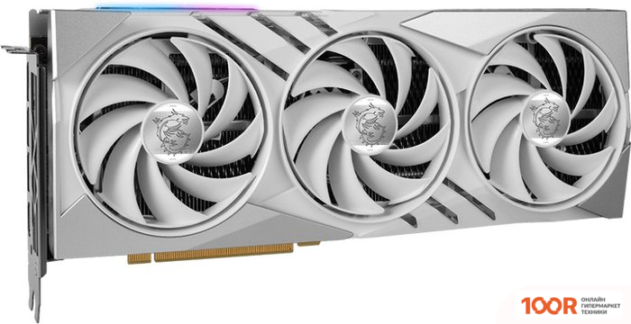 Видеокарта MSI GEFORCE RTX 4060 TI GAMING X SLIM WHITE 16G (30155)