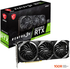 Видеокарта MSI GEFORCE RTX 3060 TI VENTUS 3X 8G LHR (30080)