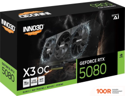 Видеокарта Inno3D GEFORCE RTX 5080 X3 OC N50803-16D7X-17603930 (29859)