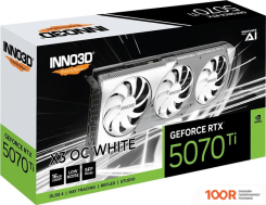 Видеокарта Inno3D GEFORCE RTX 5070 TI X3 OC WHITE N507T3-16D7X-176068W (29850)