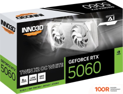 Видеокарта Inno3D GEFORCE RTX 5060 TWIN X2 OC WHITE N50602-08D7X-169570W (29846)