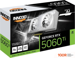 Видеокарта Inno3D GEFORCE RTX 5060 TI 8GB TWIN X2 OC WHITE N506T2-08D7X-193075W (29842)