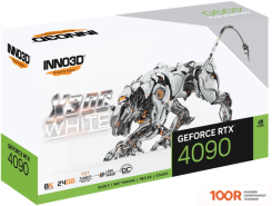Видеокарта Inno3D GEFORCE RTX 4090 X3 OC WHITE N40903-246XX-18333259 (29835)
