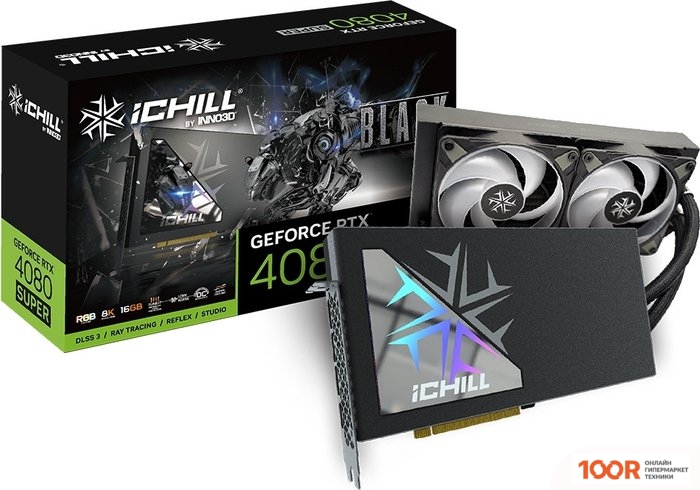 Видеокарта Inno3D GEFORCE RTX 4080 SUPER 16GB ICHILL C408SB-166XX-18700006 (29822)