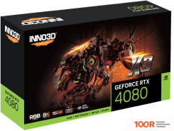 Видеокарта Inno3D GEFORCE RTX 4080 16GB X3 N40803-166X-187049N (29820)