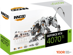 Видеокарта Inno3D GEFORCE RTX 4070 TI X3 OC WHITE N407T3-126XX-186148W (29811)