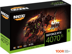 Видеокарта Inno3D GEFORCE RTX 4070 TI X3 N407T3-126X-186148N (29809)