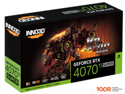 Видеокарта Inno3D GEFORCE RTX 4070 TI SUPER X3 OC N407TS3-166XX-186158N (29808)