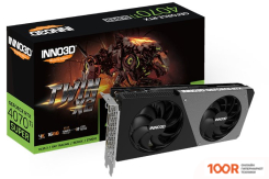 Видеокарта Inno3D GEFORCE RTX 4070 TI SUPER TWIN X2 N407TS2-166X-186156N (29805)